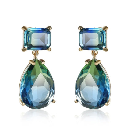 Luminous Lake Drop Earrings