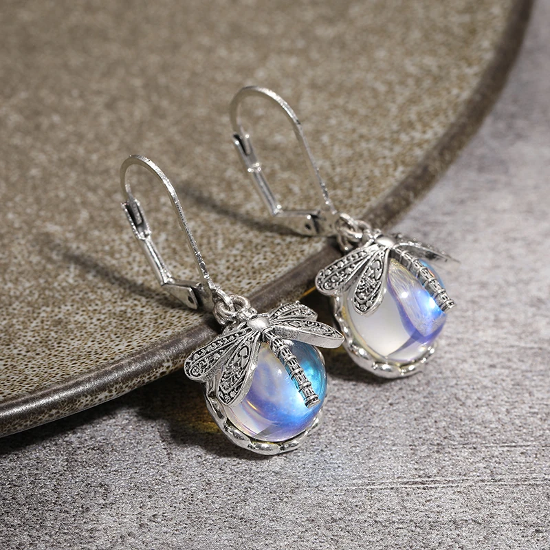 Liora Vintage Dragonfly Earrings