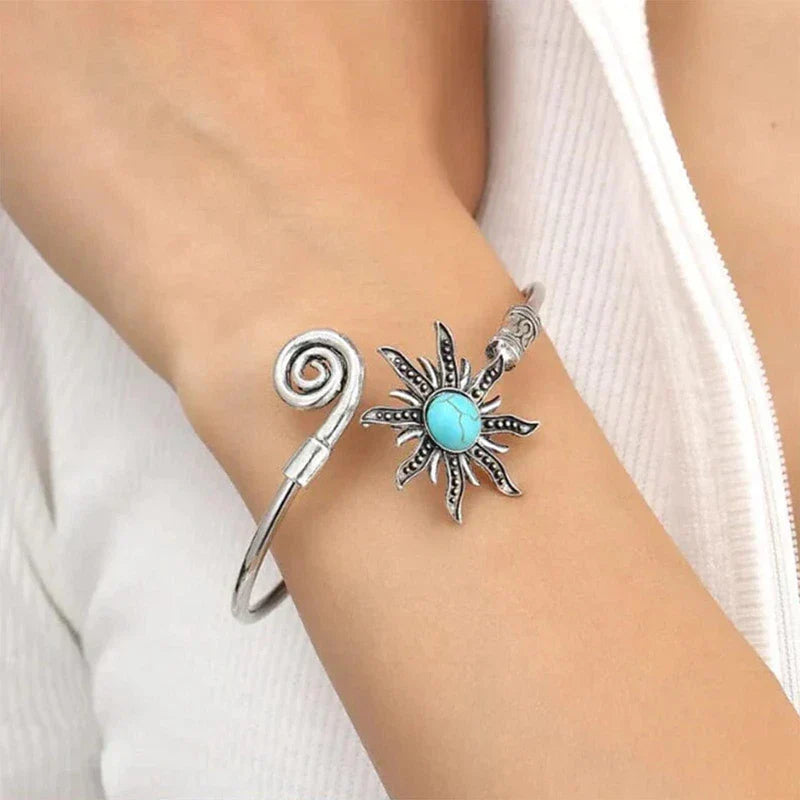 Radiant Sunflare Turquoise Bracelet