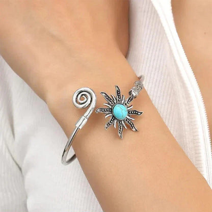 Radiant Sunflare Turquoise Bracelet