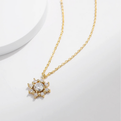 0.5 Carat Moissanite Snowflake Necklace