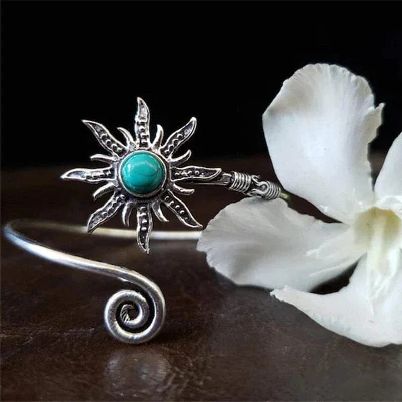Radiant Sunflare Turquoise Bracelet