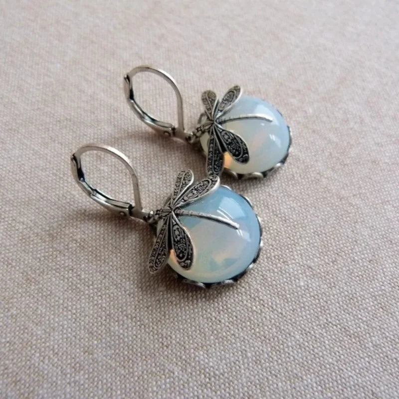 Liora Vintage Dragonfly Earrings
