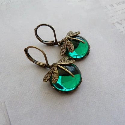 Liora Vintage Dragonfly Earrings