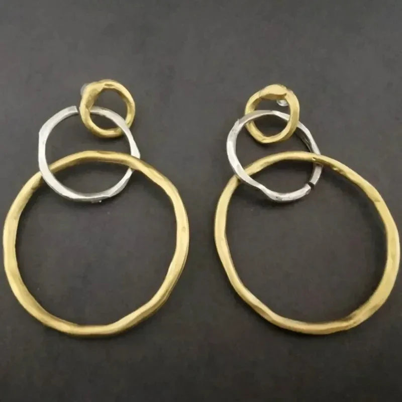 Opal Crescent Earrings