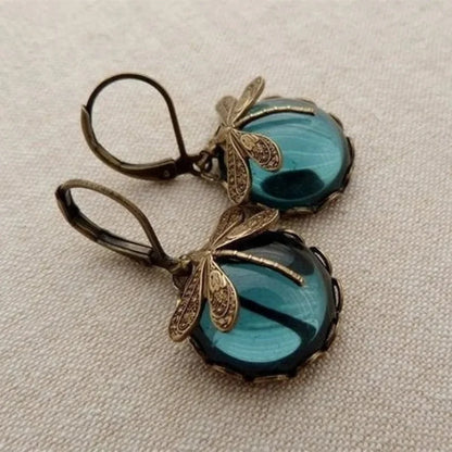 Liora Vintage Dragonfly Earrings