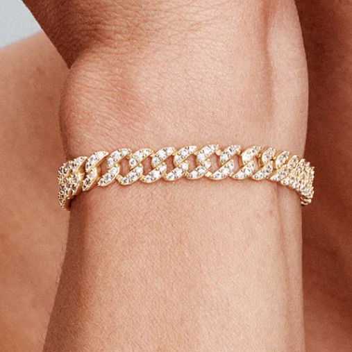 Pave Cuban Bracelet